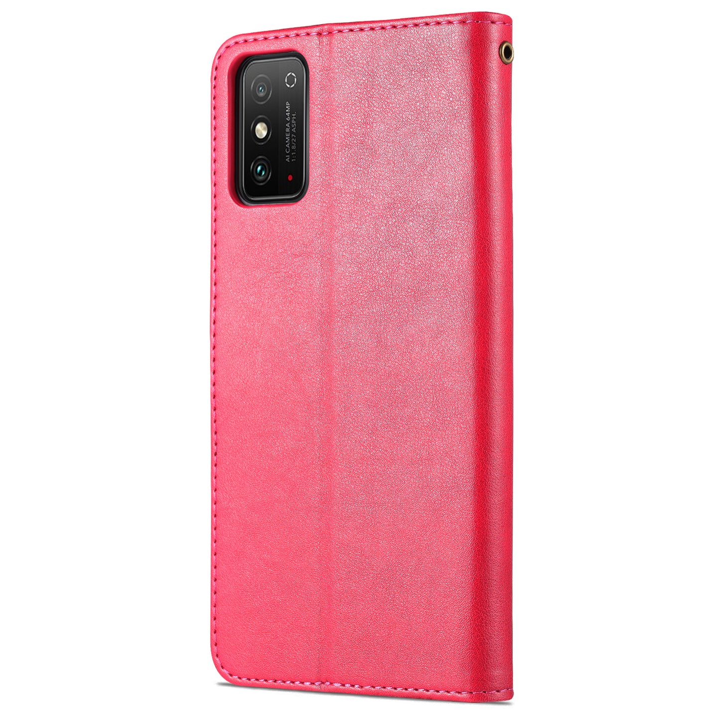 AZNS Textured PU Leather Stand Wallet Case Magnetic Clasp Shock-absorption Cover for Honor X10 Max/X30 Max