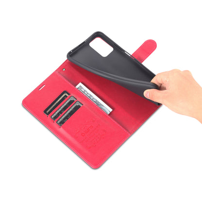 AZNS Textured PU Leather Stand Wallet Case Magnetic Clasp Shock-absorption Cover for Honor X10 Max/X30 Max