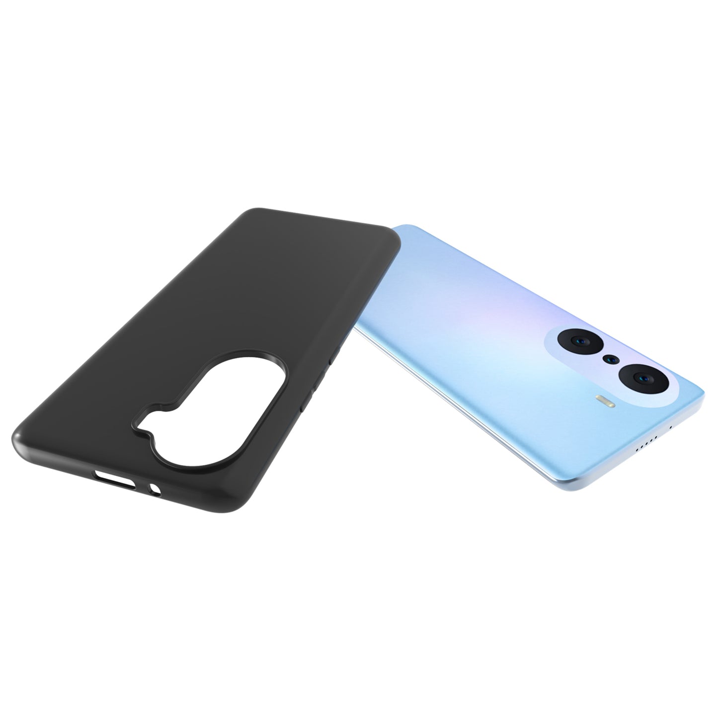10Pcs/Pack Double-sided Matte Finish Slim Light Phone Case TPU Protective Cover for Honor 60 Pro