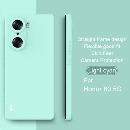 IMAK UC-4 Series Anti-scratch Straight Frame Design Soft TPU Solid Color Mobile Phone Protective Case for Honor 60 5G