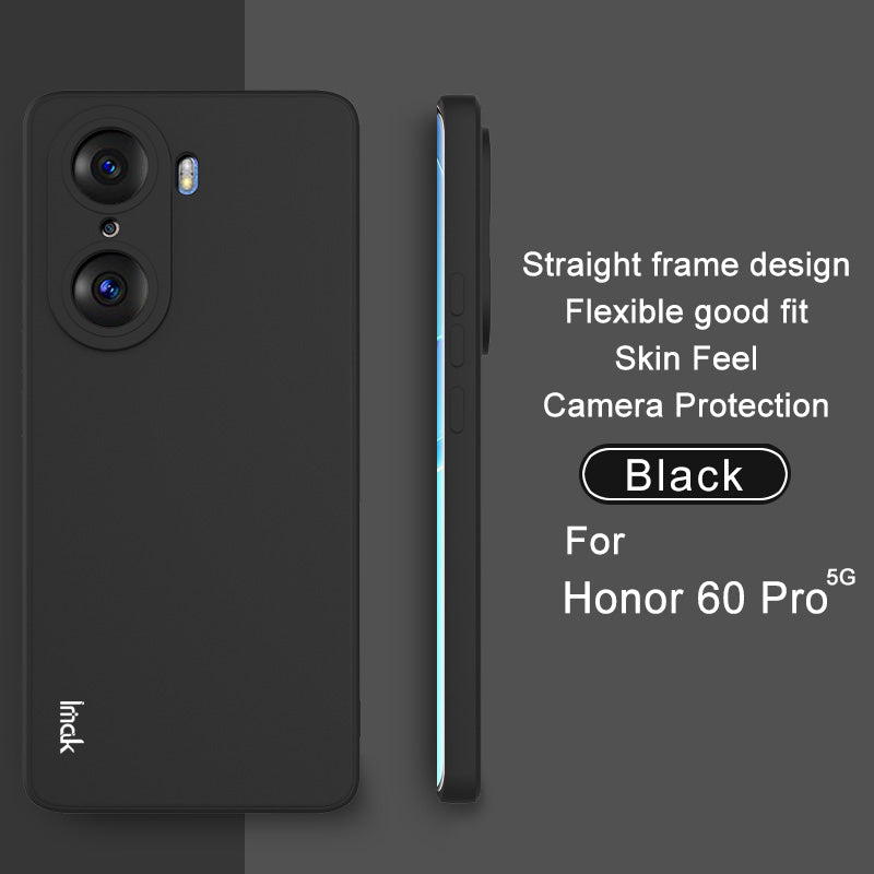 IMAK UC-4 Series Soft Flexible TPU Protective Case Straight Frame Design Cover for Honor 60 Pro 5G