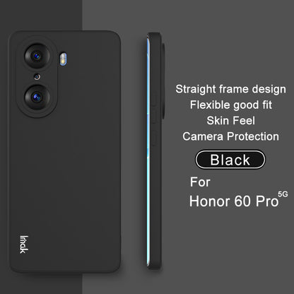 IMAK UC-4 Series Soft Flexible TPU Protective Case Straight Frame Design Cover for Honor 60 Pro 5G