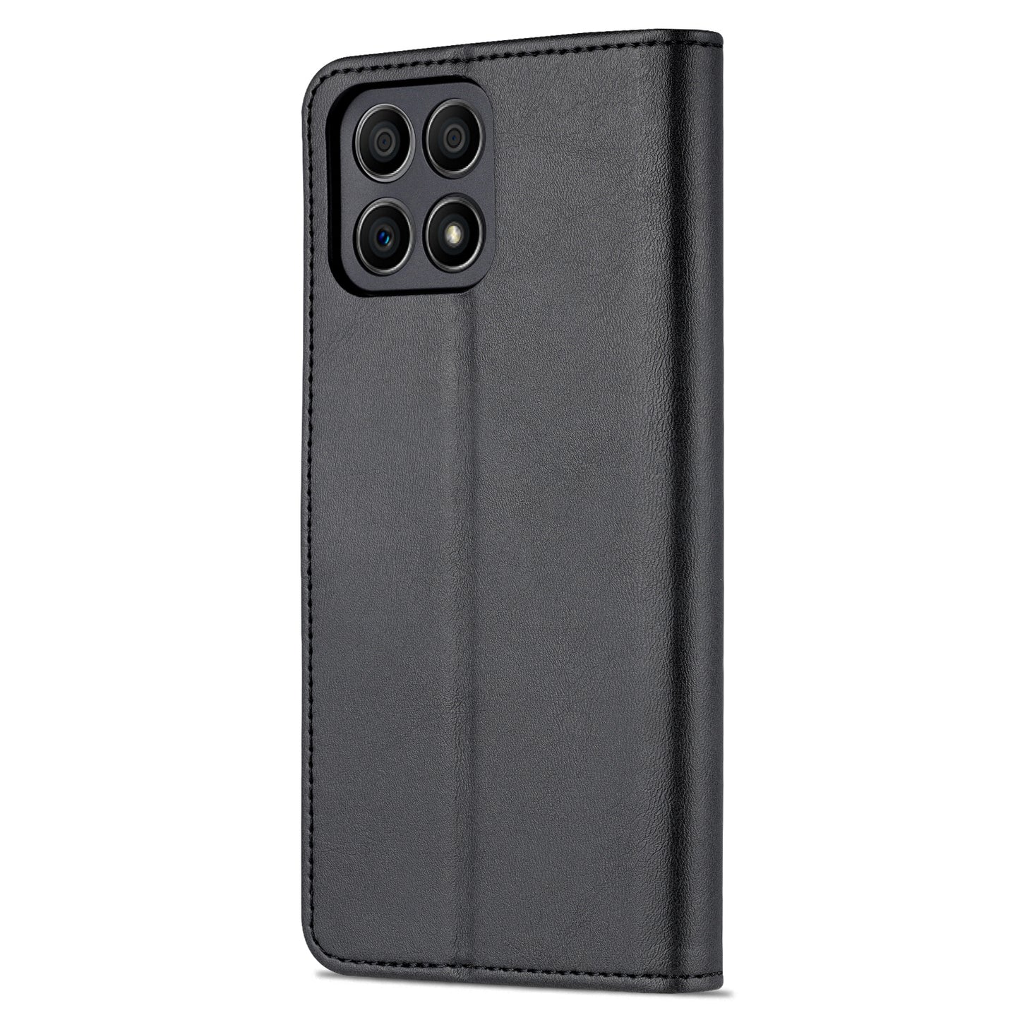 AZNS PU Leather Wallet Stand Anti-fall Shockproof Protective Phone Case Cover for Honor X30i