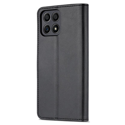 AZNS PU Leather Wallet Stand Anti-fall Shockproof Protective Phone Case Cover for Honor X30i