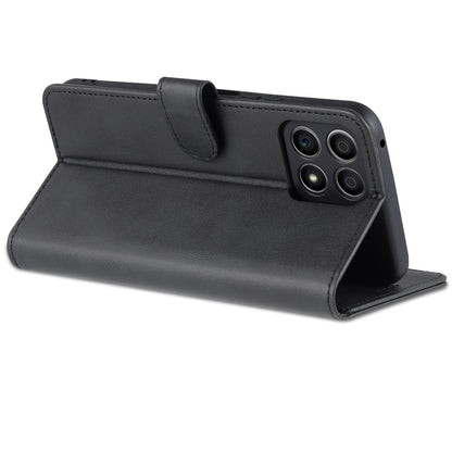 AZNS PU Leather Wallet Stand Anti-fall Shockproof Protective Phone Case Cover for Honor X30i