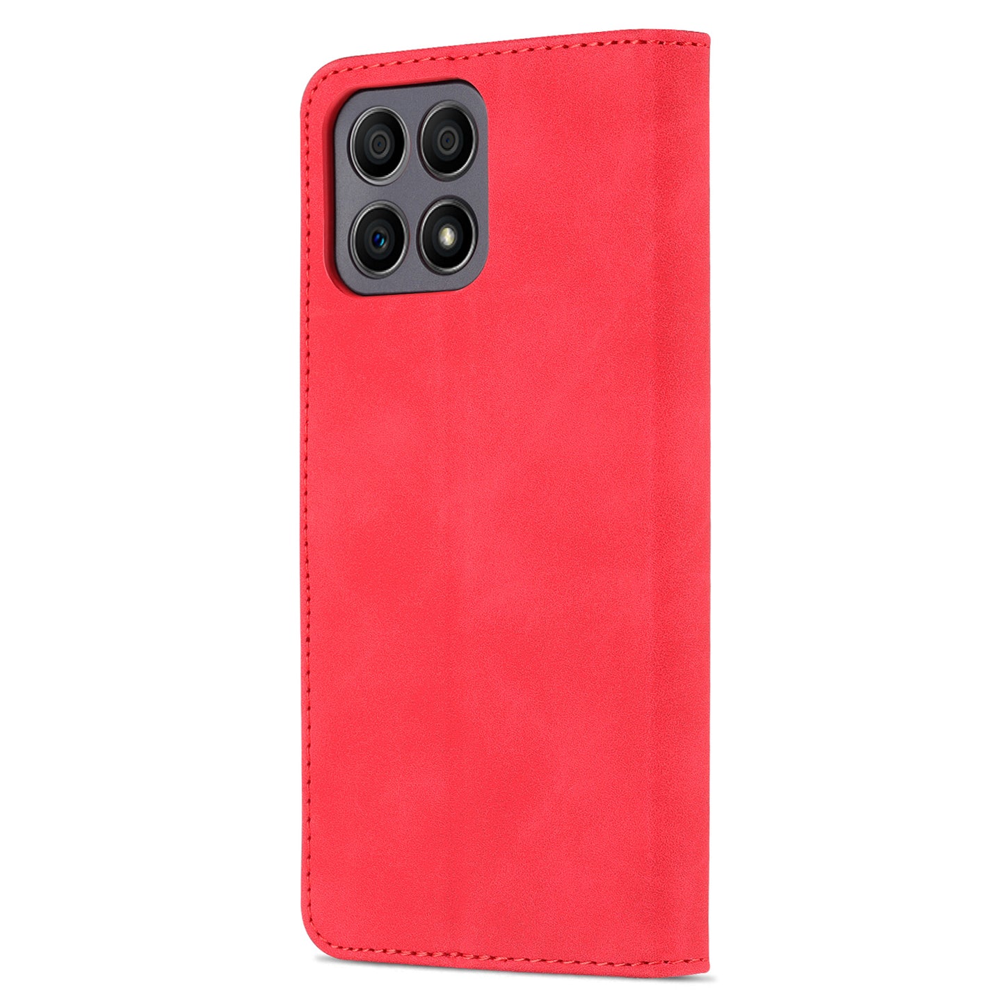 AZNS PU Leather Wallet Stand Anti-fall Shockproof Protective Phone Case Cover for Honor X30i