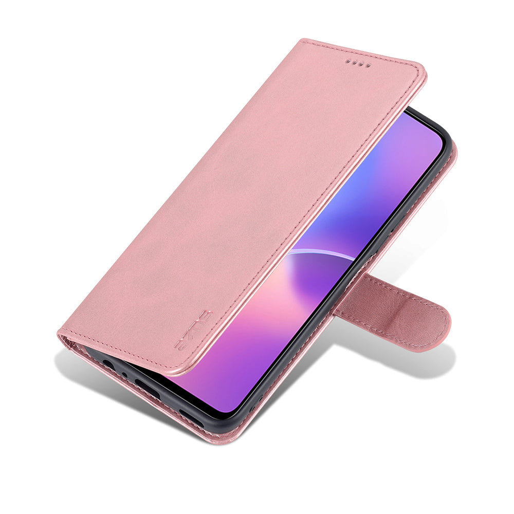 AZNS PU Leather Wallet Stand Anti-fall Shockproof Protective Phone Case Cover for Honor X30i