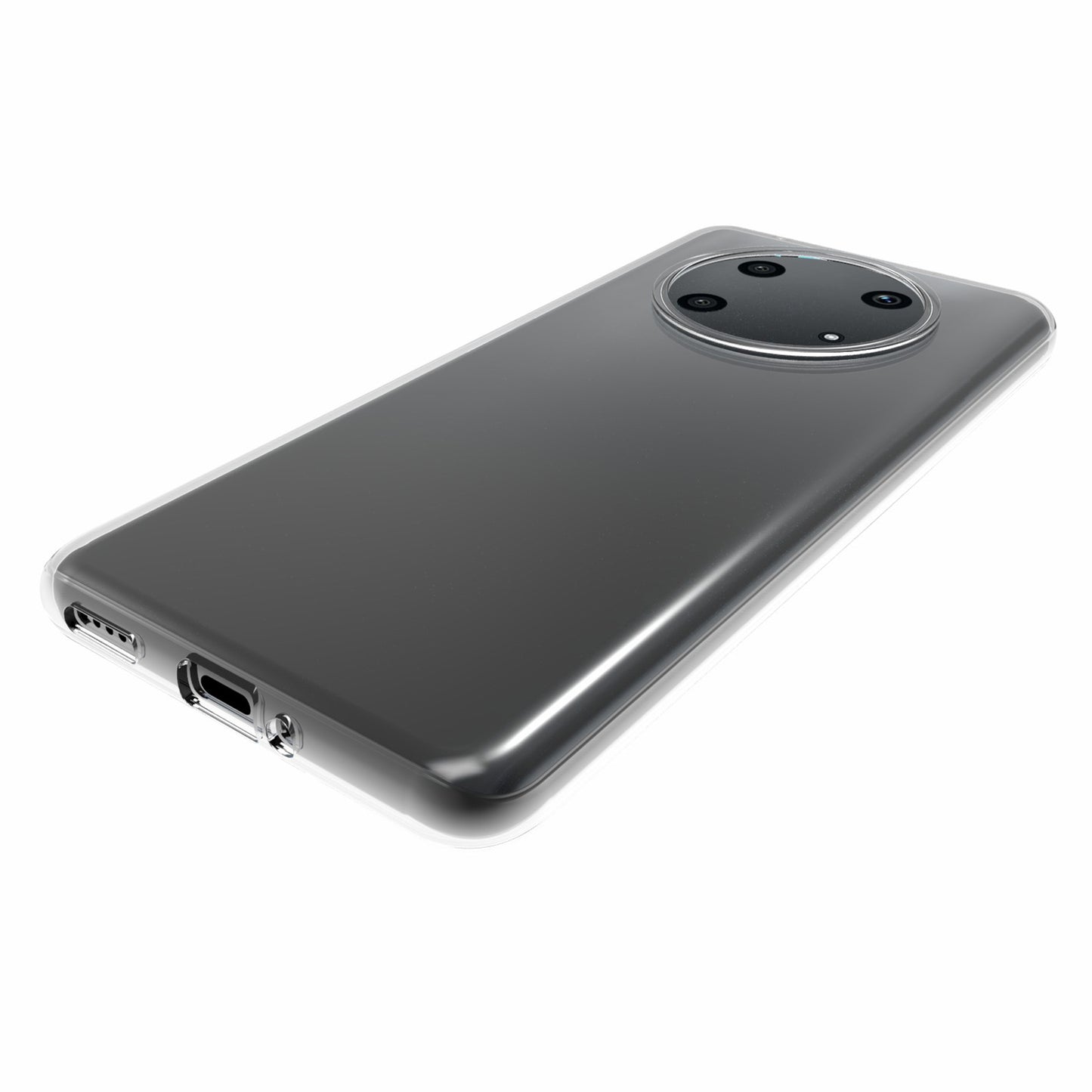 10Pcs/Pack Inner Watermark-resistant Soft TPU Transparent Anti-drop Phone Back Case Cover for Honor X30