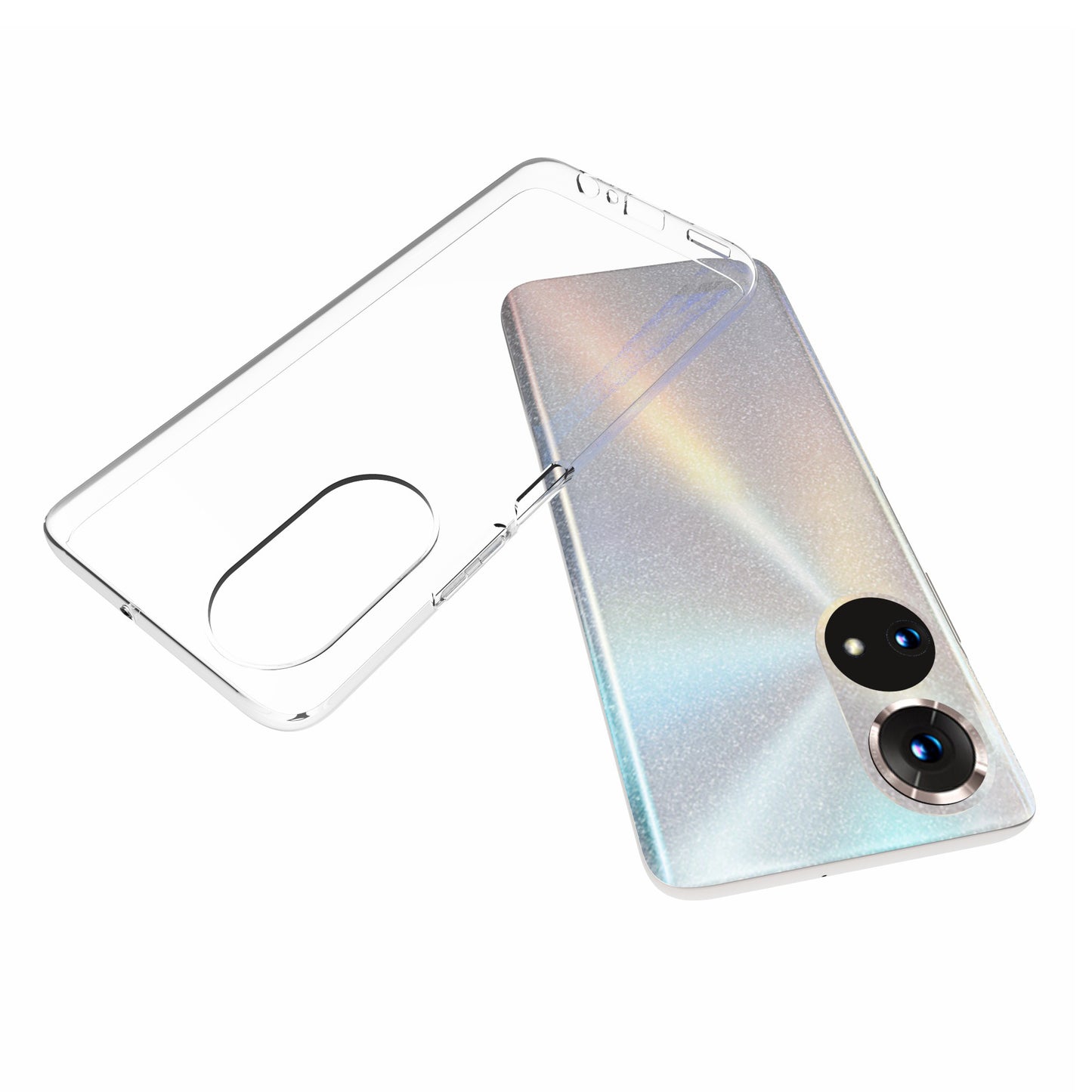 10Pcs/Pack Inner Watermark-resistant Ultra-slim Clear Soft TPU Phone Protective Cover Case for Honor Play 30 Plus