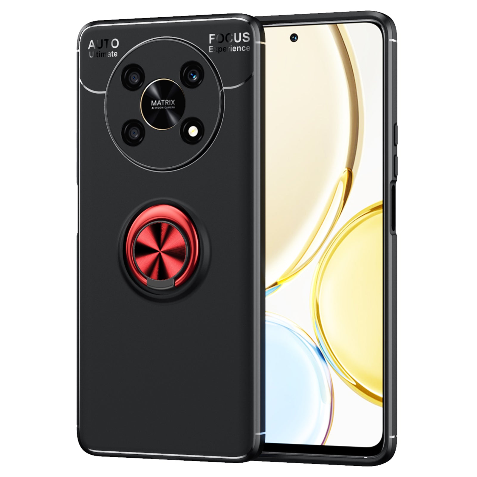 For Honor X30/X9 5G/Magic 4 Lite 5G Smooth Matte Finish Skin Back Case Anti-Fingerprints Soft Flexible TPU Back Cover with Kickstand