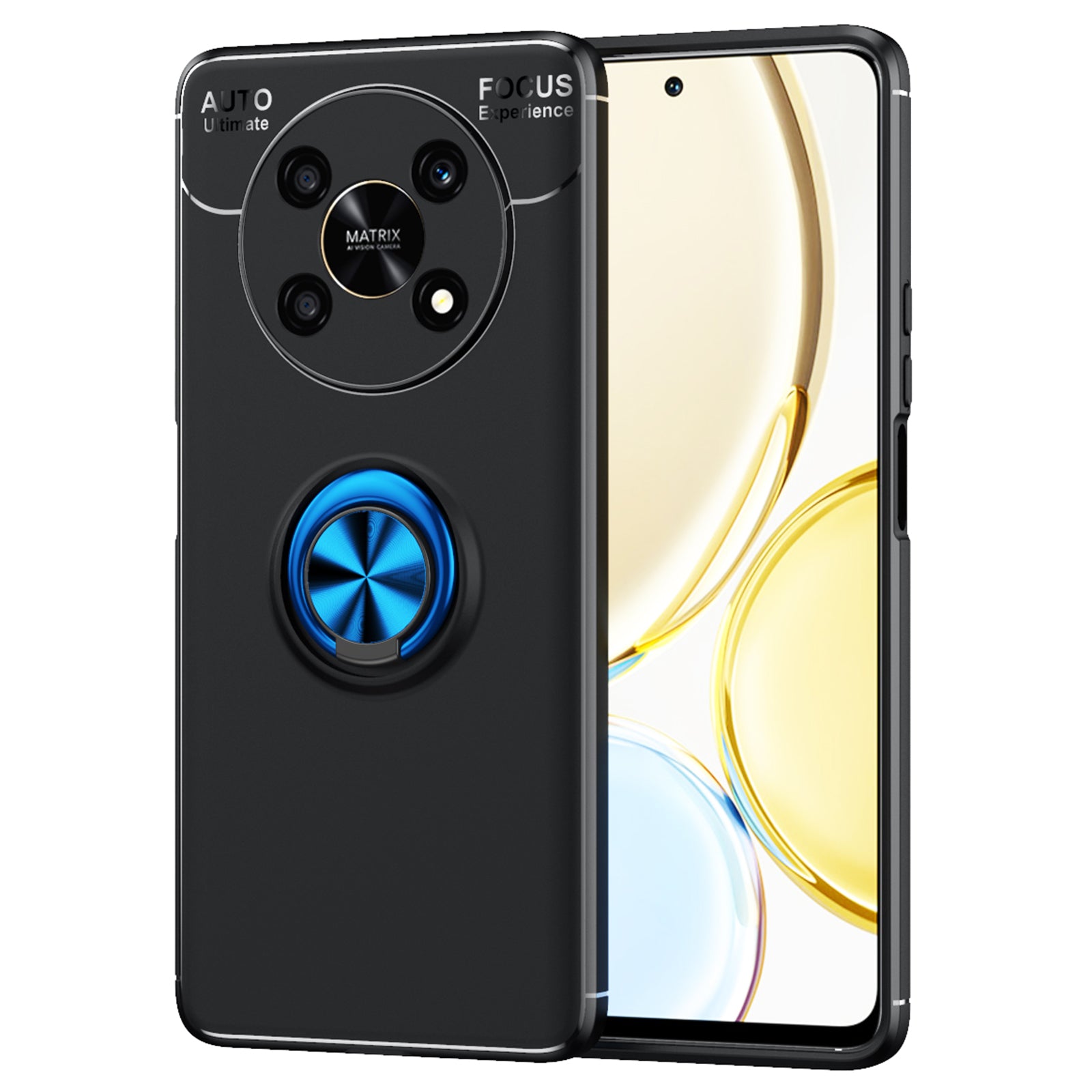 For Honor X30/X9 5G/Magic 4 Lite 5G Smooth Matte Finish Skin Back Case Anti-Fingerprints Soft Flexible TPU Back Cover with Kickstand