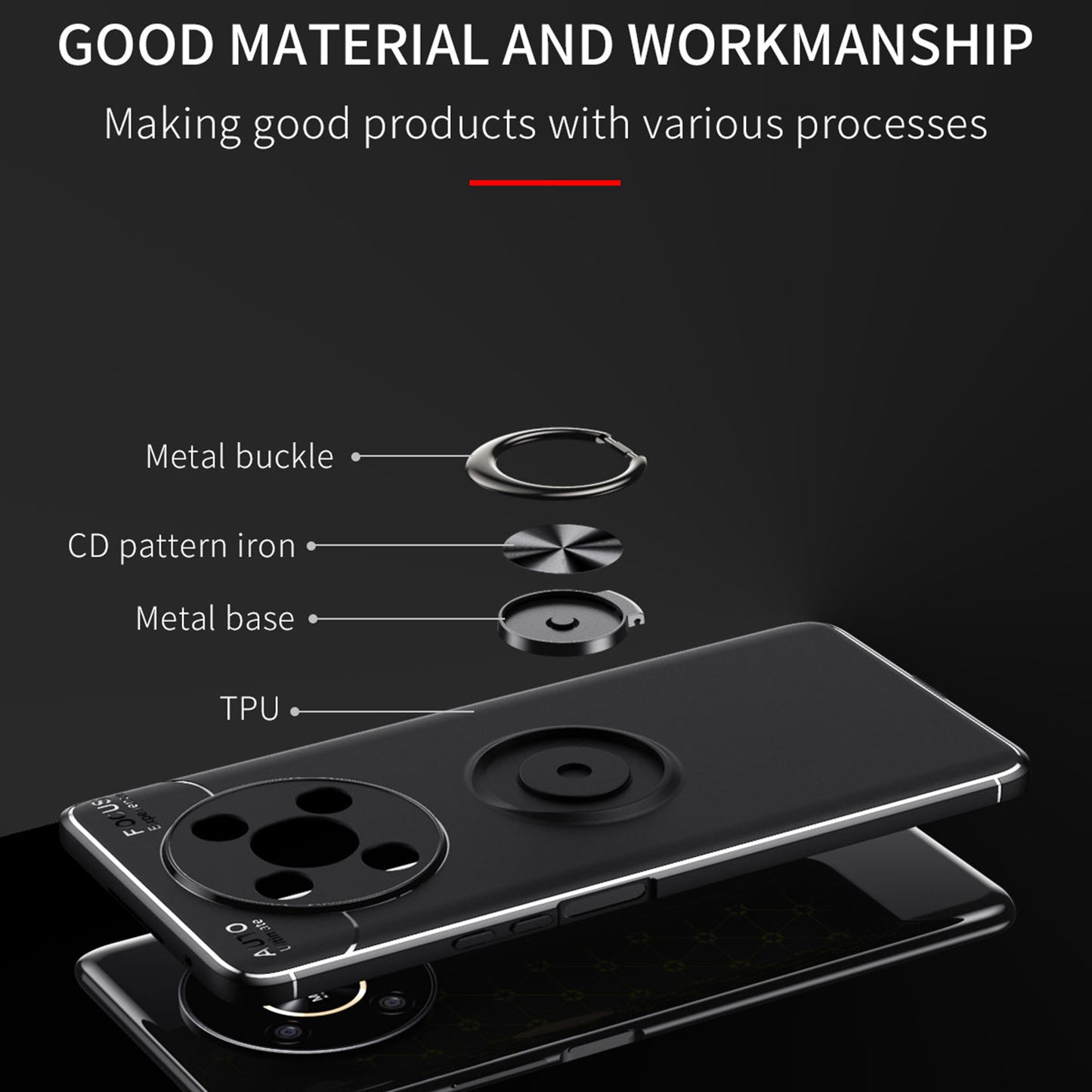 For Honor X30/X9 5G/Magic 4 Lite 5G Smooth Matte Finish Skin Back Case Anti-Fingerprints Soft Flexible TPU Back Cover with Kickstand