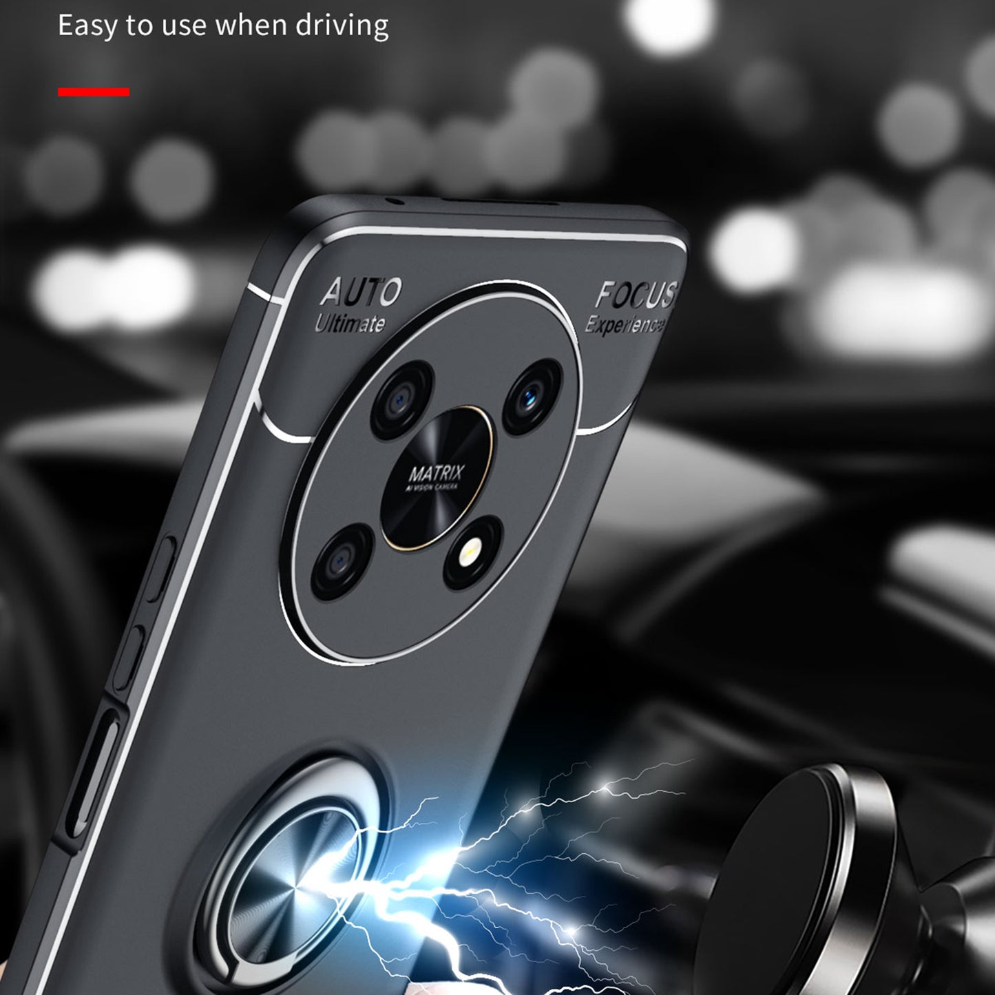 For Honor X30/X9 5G/Magic 4 Lite 5G Smooth Matte Finish Skin Back Case Anti-Fingerprints Soft Flexible TPU Back Cover with Kickstand