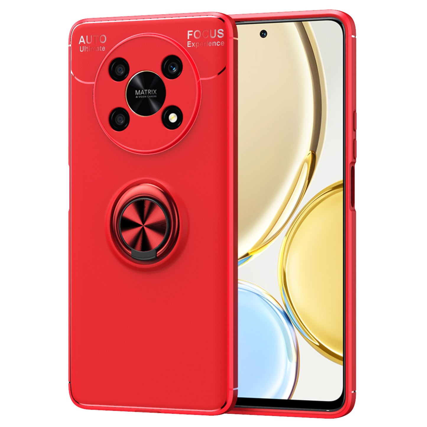 For Honor X30/X9 5G/Magic 4 Lite 5G Smooth Matte Finish Skin Back Case Anti-Fingerprints Soft Flexible TPU Back Cover with Kickstand