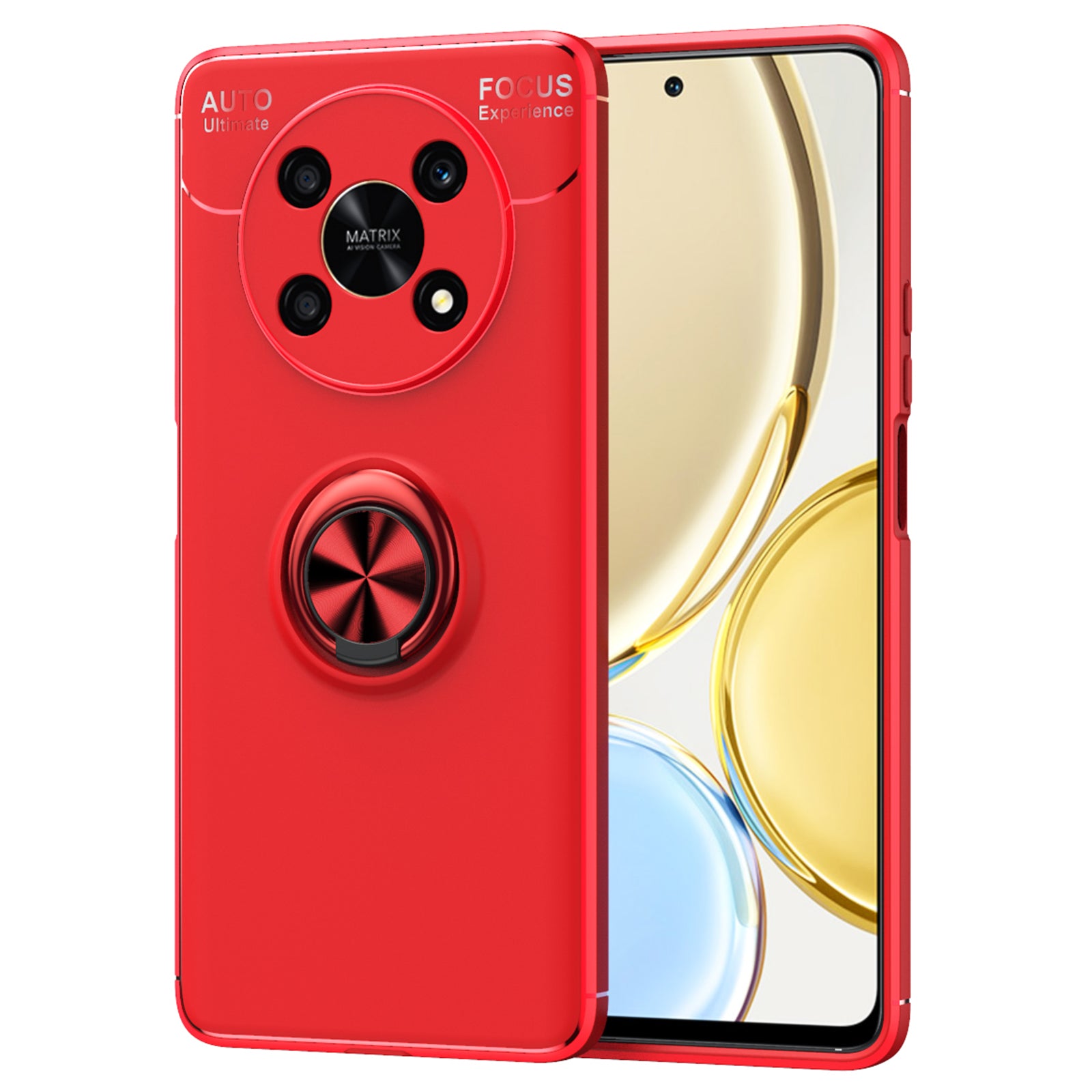 For Honor X30/X9 5G/Magic 4 Lite 5G Smooth Matte Finish Skin Back Case Anti-Fingerprints Soft Flexible TPU Back Cover with Kickstand