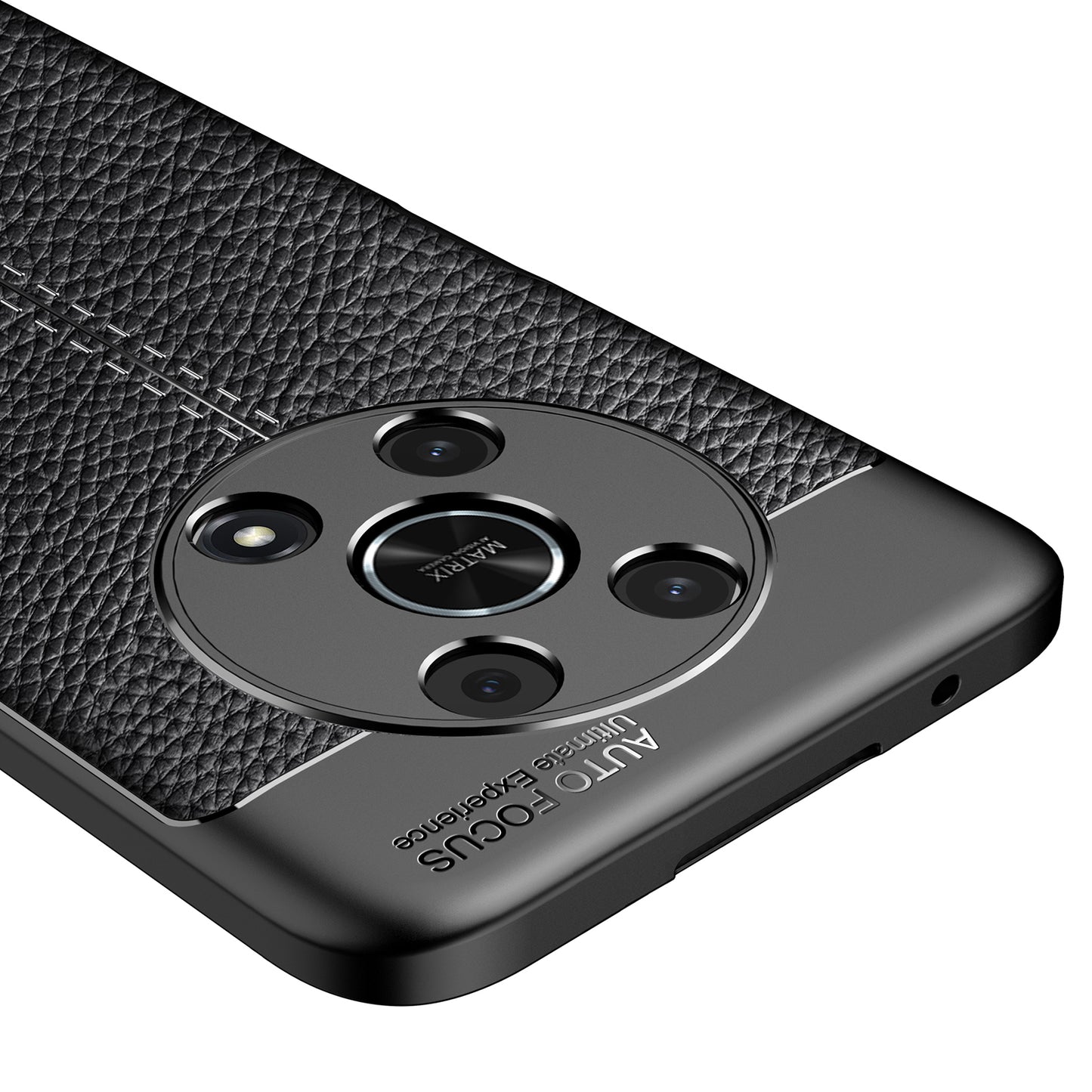 Slim Business Litchi Texture Flexible TPU Scratch-Resistant Drop Protection Cover for Honor X30/X9 5G/Magic 4 Lite 5G