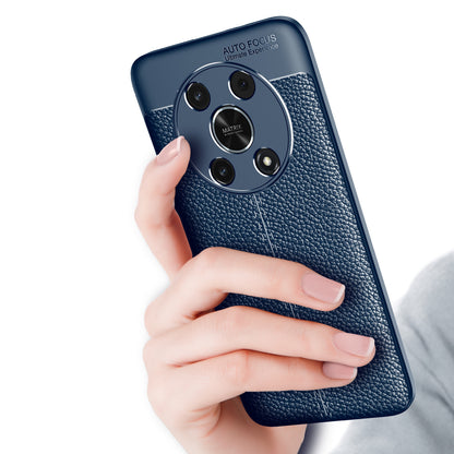 Slim Business Litchi Texture Flexible TPU Scratch-Resistant Drop Protection Cover for Honor X30/X9 5G/Magic 4 Lite 5G