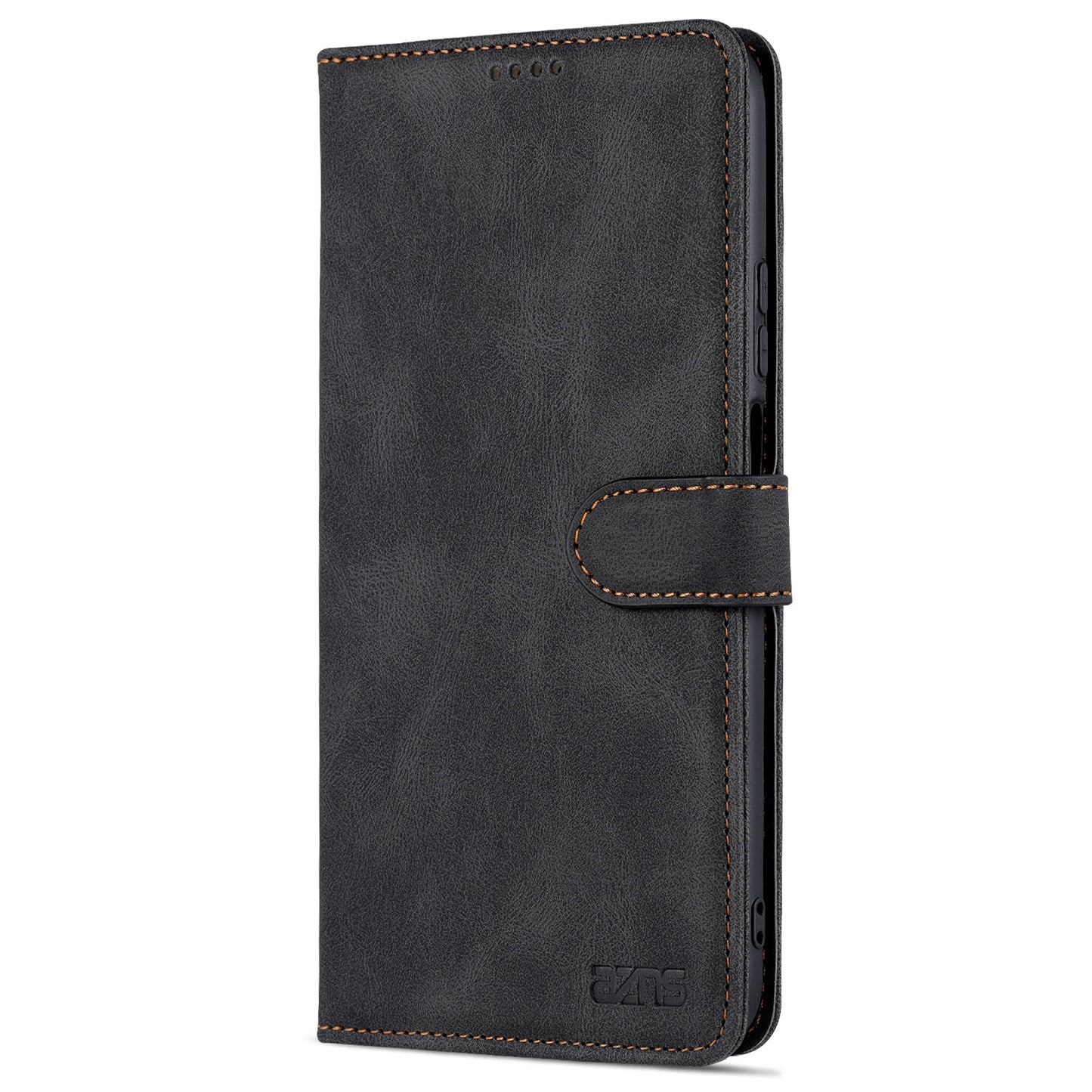 AZNS All-round Protection PU Leather Wallet Stand Shockproof Phone Case Cover for Honor X30 Max