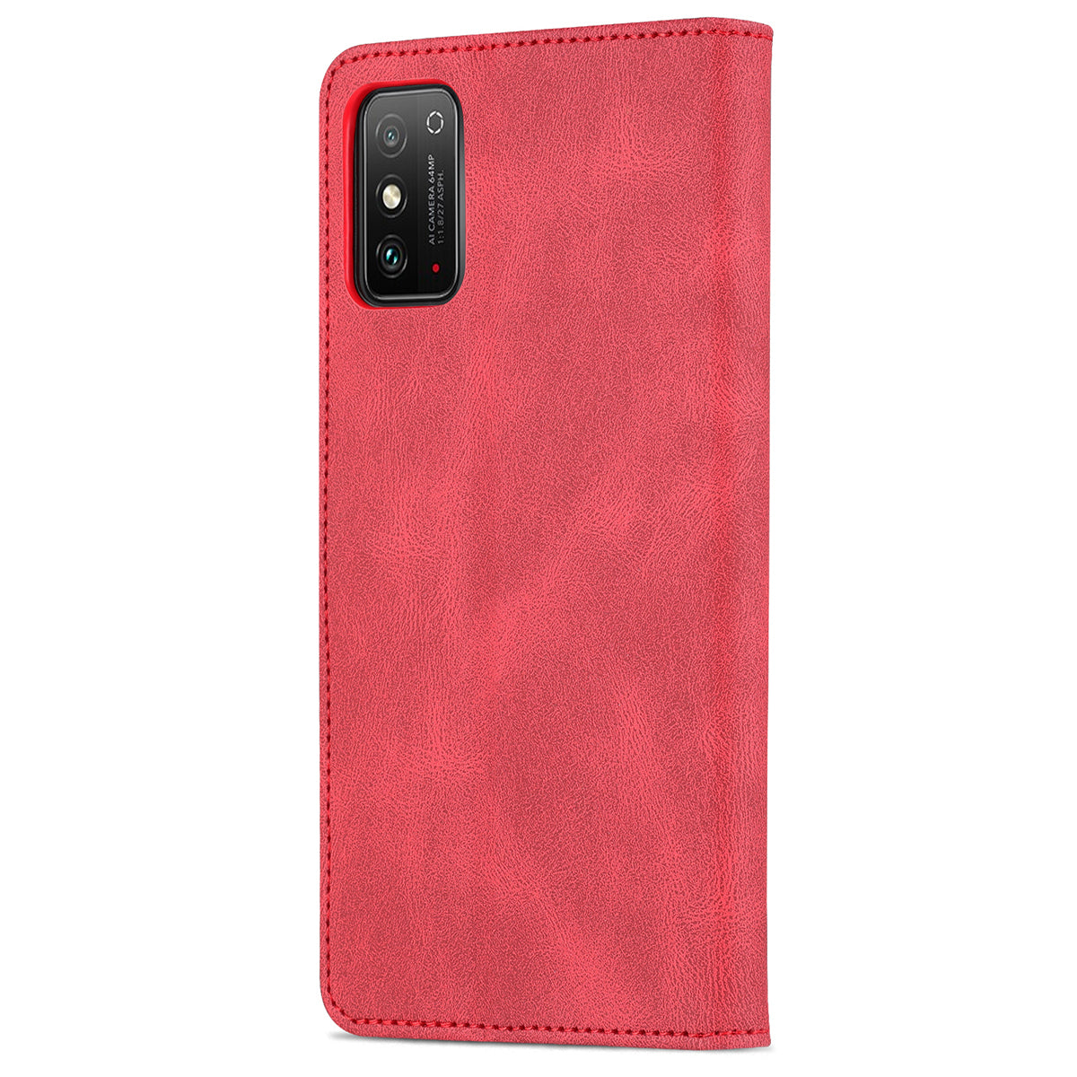AZNS All-round Protection PU Leather Wallet Stand Shockproof Phone Case Cover for Honor X30 Max