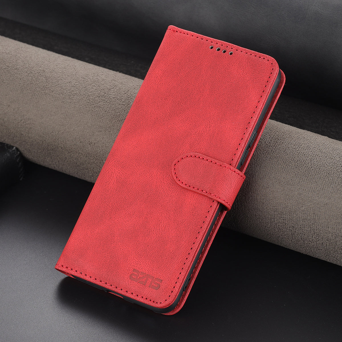 AZNS All-round Protection PU Leather Wallet Stand Shockproof Phone Case Cover for Honor X30 Max