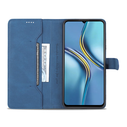 AZNS All-round Protection PU Leather Wallet Stand Shockproof Phone Case Cover for Honor X30 Max