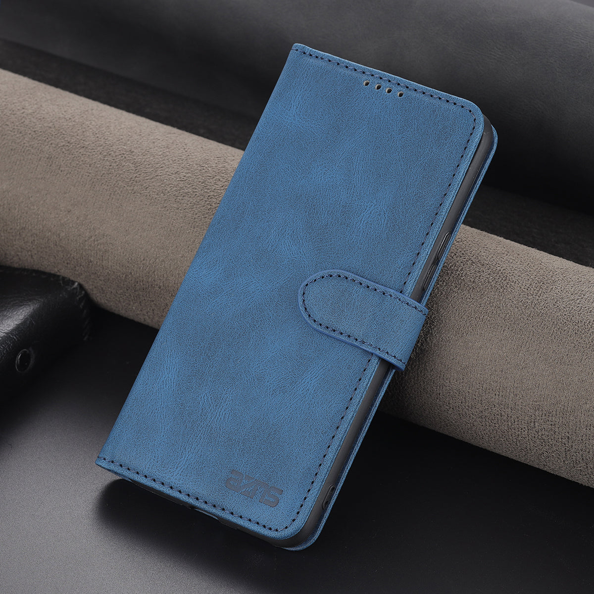 AZNS All-round Protection PU Leather Wallet Stand Shockproof Phone Case Cover for Honor X30 Max