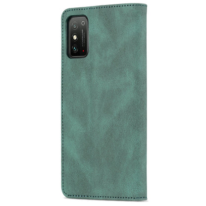AZNS All-round Protection PU Leather Wallet Stand Shockproof Phone Case Cover for Honor X30 Max