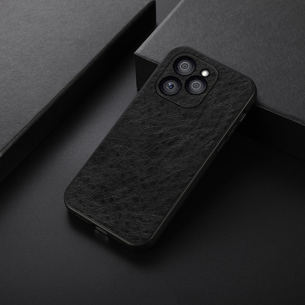 Stylish Crazy Horse Texture Drop-resistant PU Leather Coated TPU + PC Case Phone Shell for Honor 60 SE