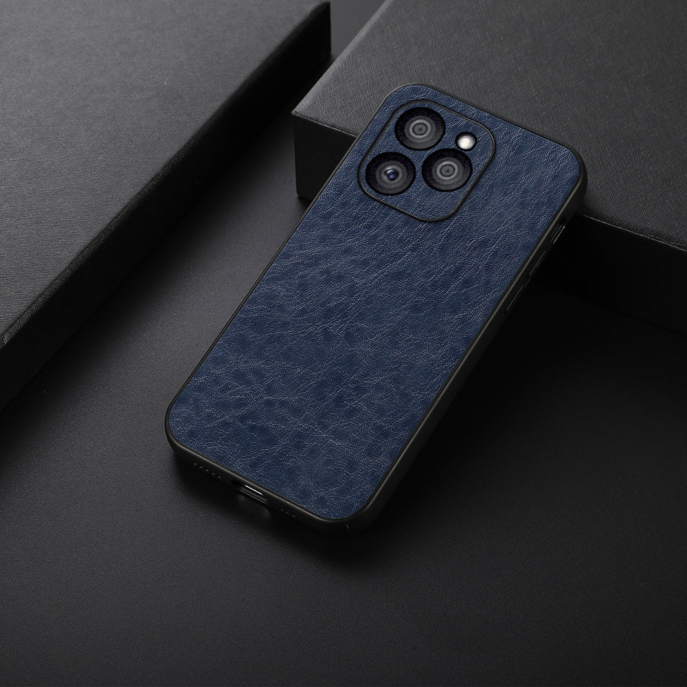 Stylish Crazy Horse Texture Drop-resistant PU Leather Coated TPU + PC Case Phone Shell for Honor 60 SE