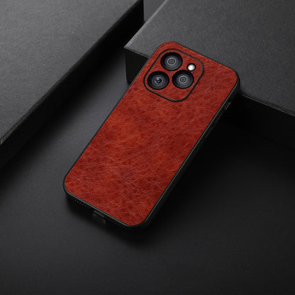 Stylish Crazy Horse Texture Drop-resistant PU Leather Coated TPU + PC Case Phone Shell for Honor 60 SE