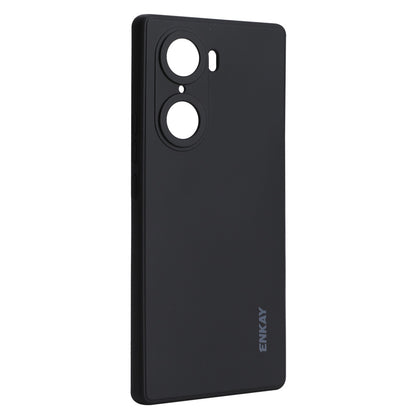 ENKAY HAT PRINCE Liquid Silicone Smartphone Shell Anti-Drop Shockproof Cellphone Bag Case Precise Cutout Hole Opening Phone Cover for Honor 60