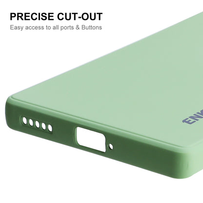 ENKAY HAT PRINCE Liquid Silicone Smartphone Shell Anti-Drop Shockproof Cellphone Bag Case Precise Cutout Hole Opening Phone Cover for Honor 60