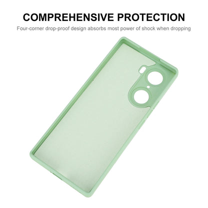 ENKAY HAT PRINCE Liquid Silicone Smartphone Shell Anti-Drop Shockproof Cellphone Bag Case Precise Cutout Hole Opening Phone Cover for Honor 60