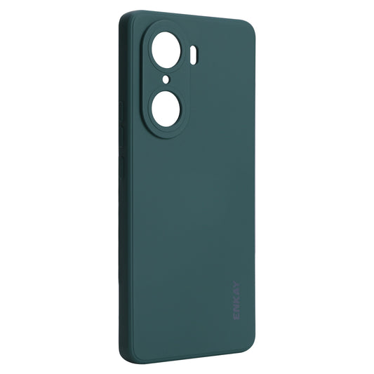 ENKAY HAT PRINCE Anti-Drop Shockproof Cellphone Bag Case Precise Cutout Hole Opening Liquid Silicone Phone Cover for Honor 60 Pro