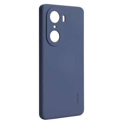ENKAY HAT PRINCE Anti-Drop Shockproof Cellphone Bag Case Precise Cutout Hole Opening Liquid Silicone Phone Cover for Honor 60 Pro