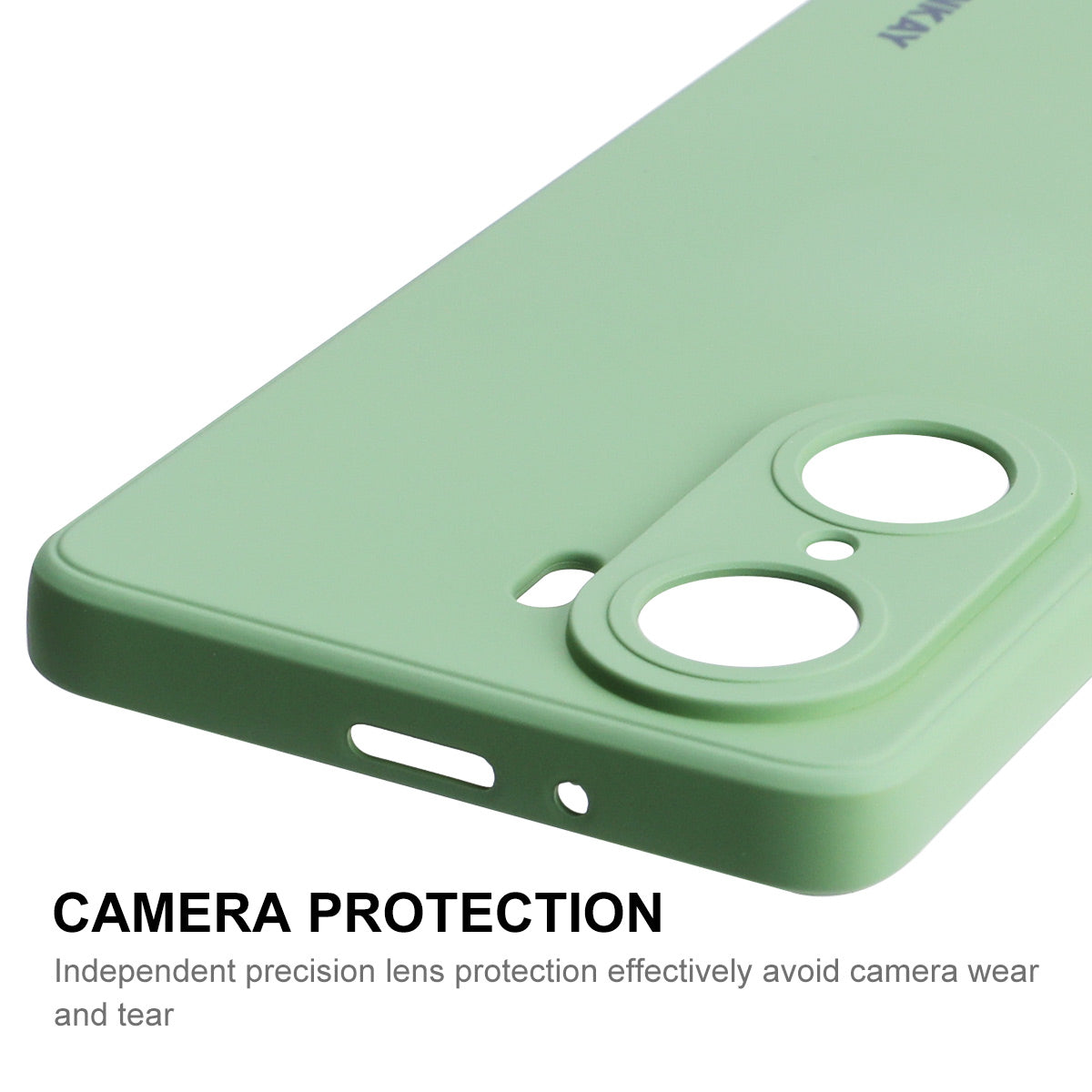 ENKAY HAT PRINCE Anti-Drop Shockproof Cellphone Bag Case Precise Cutout Hole Opening Liquid Silicone Phone Cover for Honor 60 Pro