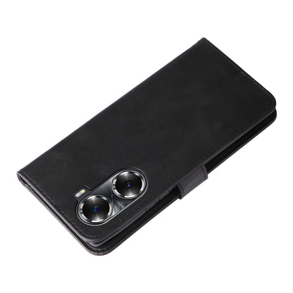 Drop Proof PU Leather Zippered Pocket Phone Case Coin Holder Wallet Stand Folding Case for Honor 60