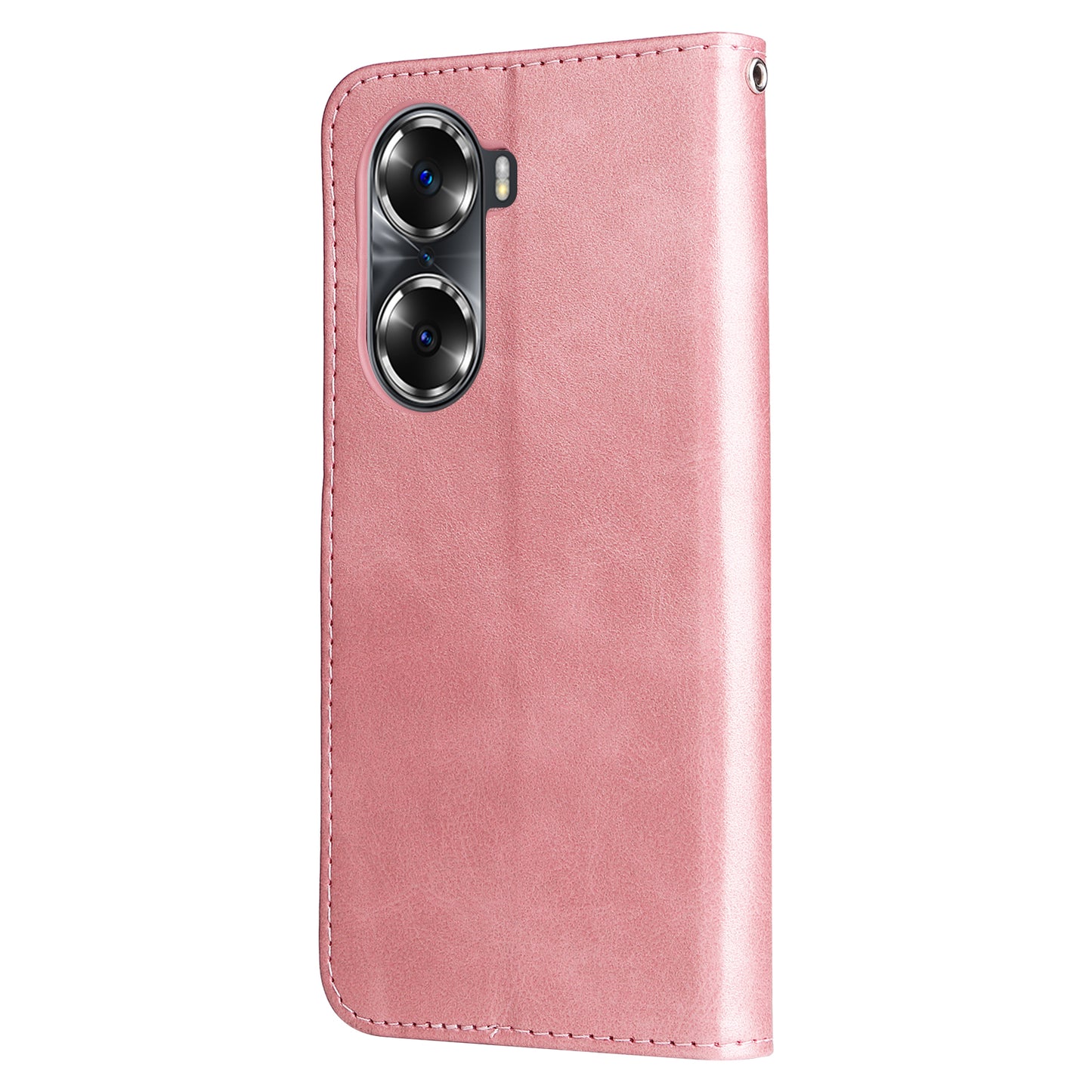 Drop Proof PU Leather Zippered Pocket Phone Case Coin Holder Wallet Stand Folding Case for Honor 60