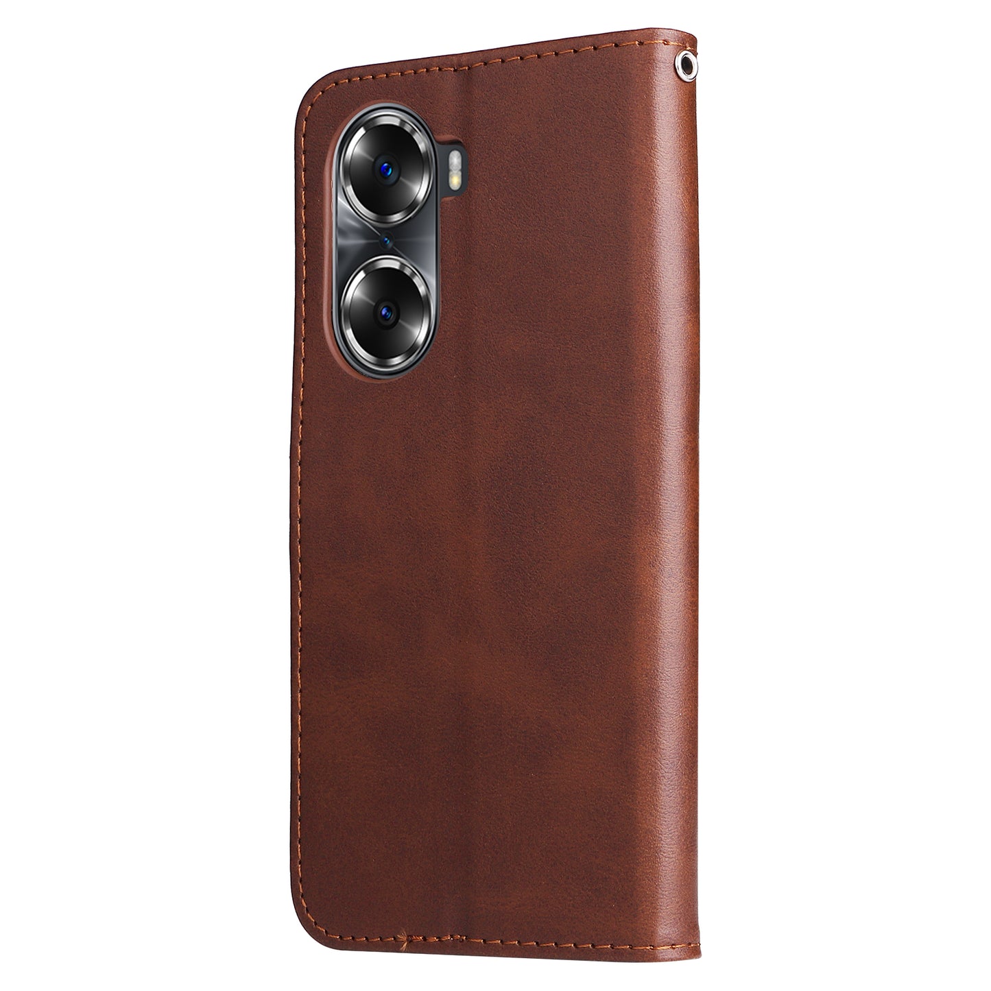 Drop Proof PU Leather Zippered Pocket Phone Case Coin Holder Wallet Stand Folding Case for Honor 60
