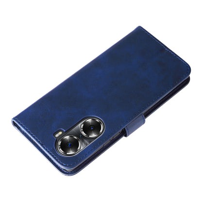 Drop Proof PU Leather Zippered Pocket Phone Case Coin Holder Wallet Stand Folding Case for Honor 60