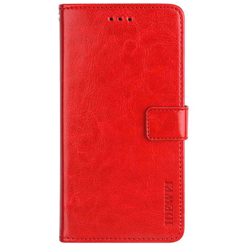 IDEWEI For Honor 60 Pro All-round Protection Crazy Horse Texture Leather Case Wallet Stand Cover