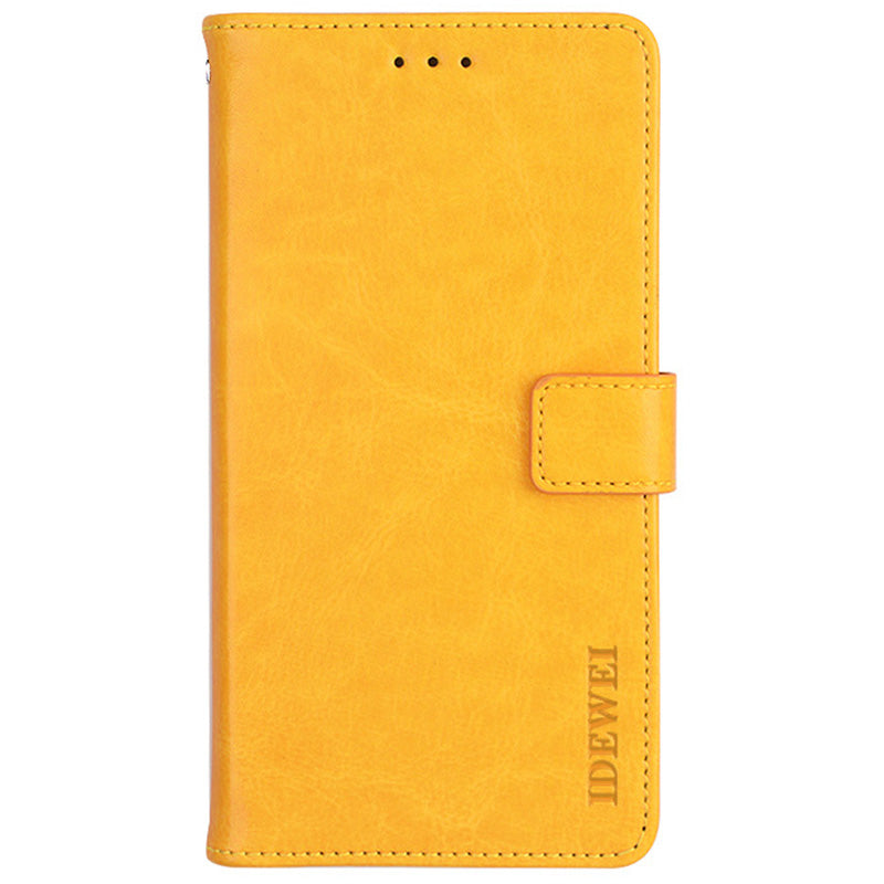 IDEWEI For Honor 60 Pro All-round Protection Crazy Horse Texture Leather Case Wallet Stand Cover