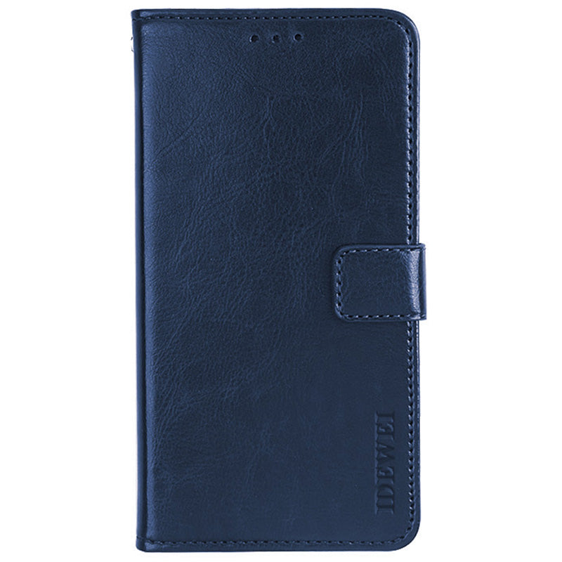 IDEWEI For Honor 60 Pro All-round Protection Crazy Horse Texture Leather Case Wallet Stand Cover