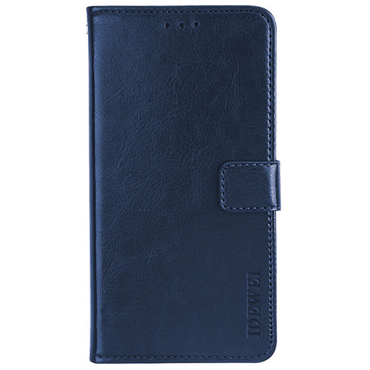 IDEWEI For Honor 60 Pro All-round Protection Crazy Horse Texture Leather Case Wallet Stand Cover