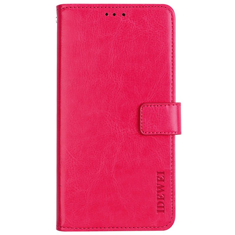 IDEWEI For Honor 60 Pro All-round Protection Crazy Horse Texture Leather Case Wallet Stand Cover