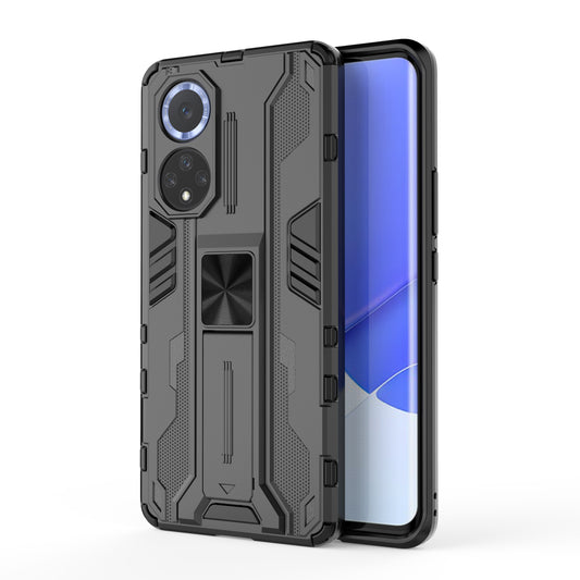For Huawei nova 9 Soft TPU Hard PC Kickstand Phone Case Protective Cover