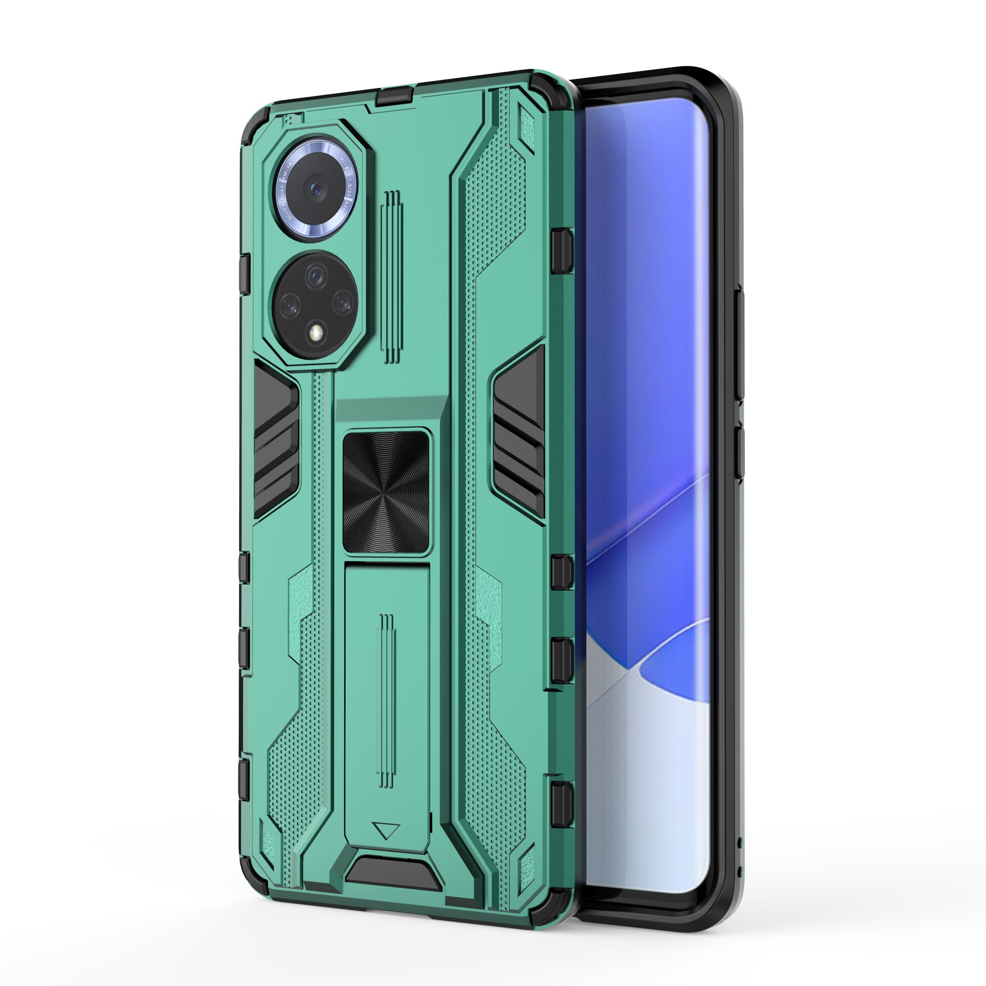 For Huawei nova 9 Soft TPU Hard PC Kickstand Phone Case Protective Cover
