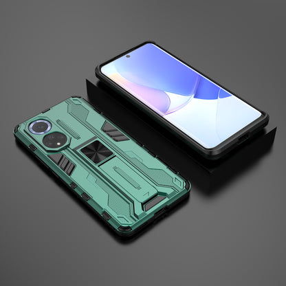 For Huawei nova 9 Soft TPU Hard PC Kickstand Phone Case Protective Cover