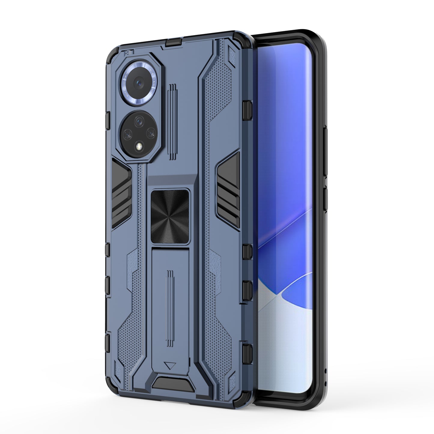 For Huawei nova 9 Soft TPU Hard PC Kickstand Phone Case Protective Cover