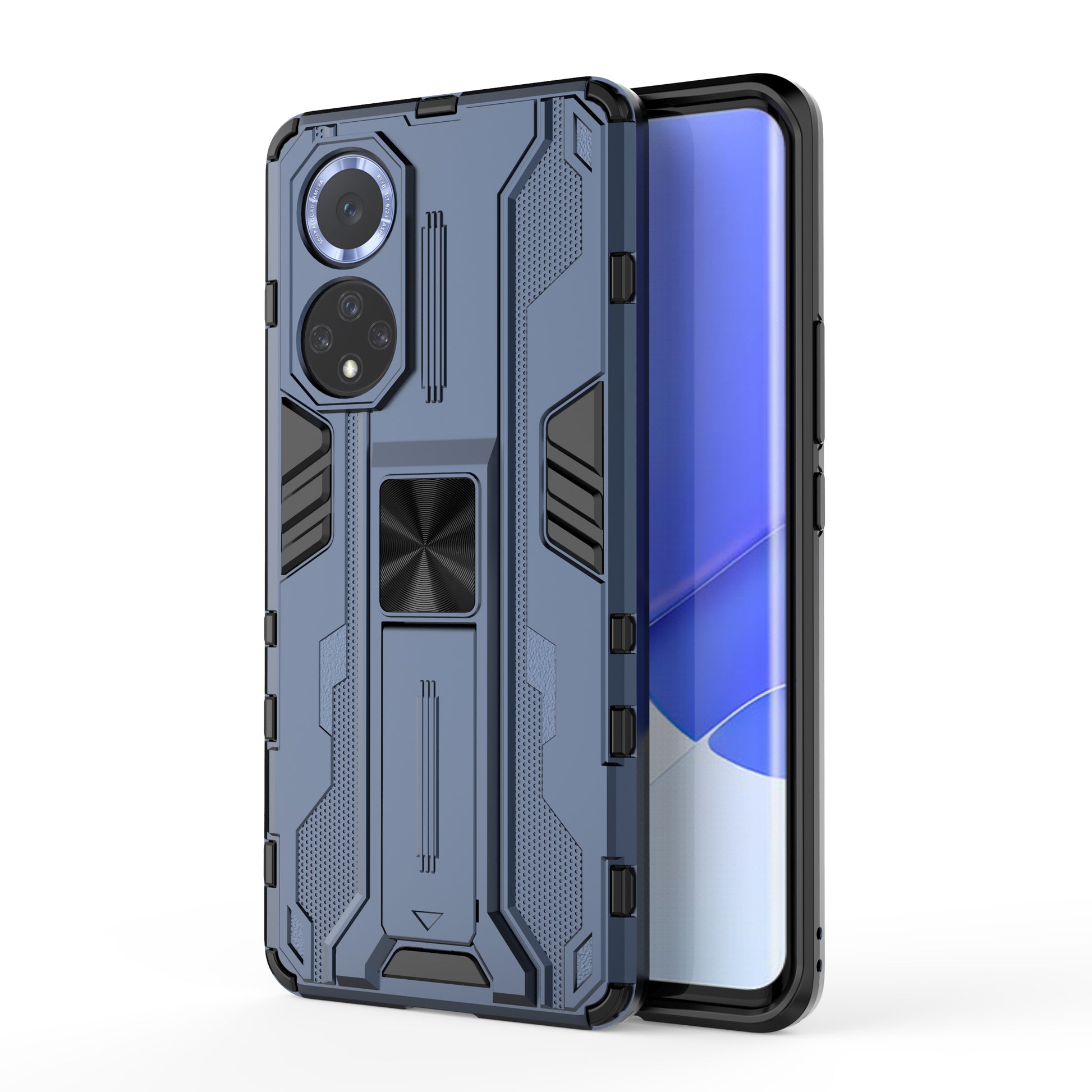 For Huawei nova 9 Soft TPU Hard PC Kickstand Phone Case Protective Cover